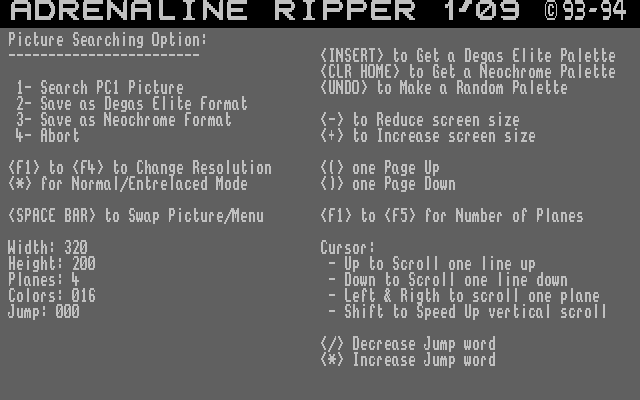 Adrenaline Ripper atari screenshot